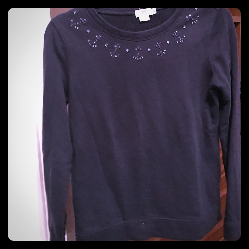 Vineyard Vines Anchor Sequin Sweater