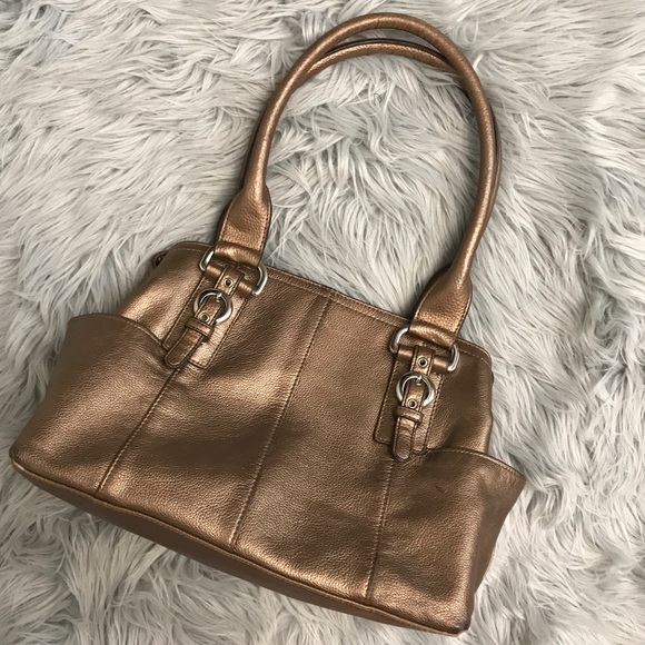 clarks gold bag
