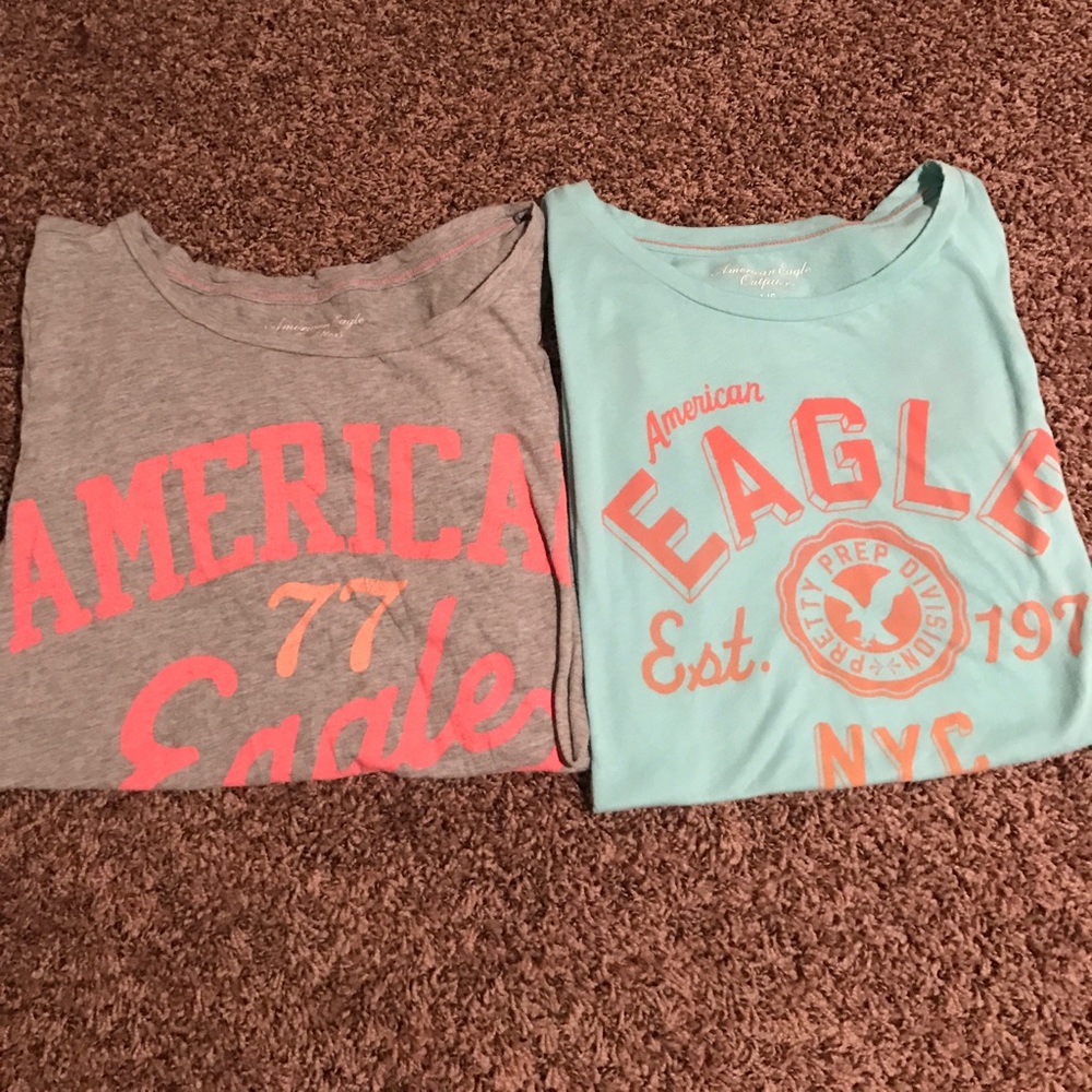 American Eagle fitted Tees large bundle