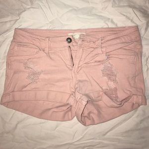 Cute blush pink shorts for the SPRING AND SUMMER!