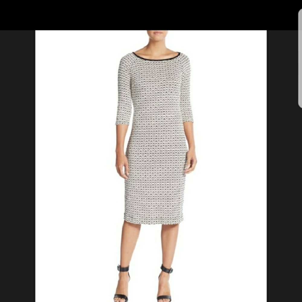 ECI Black and White Dress