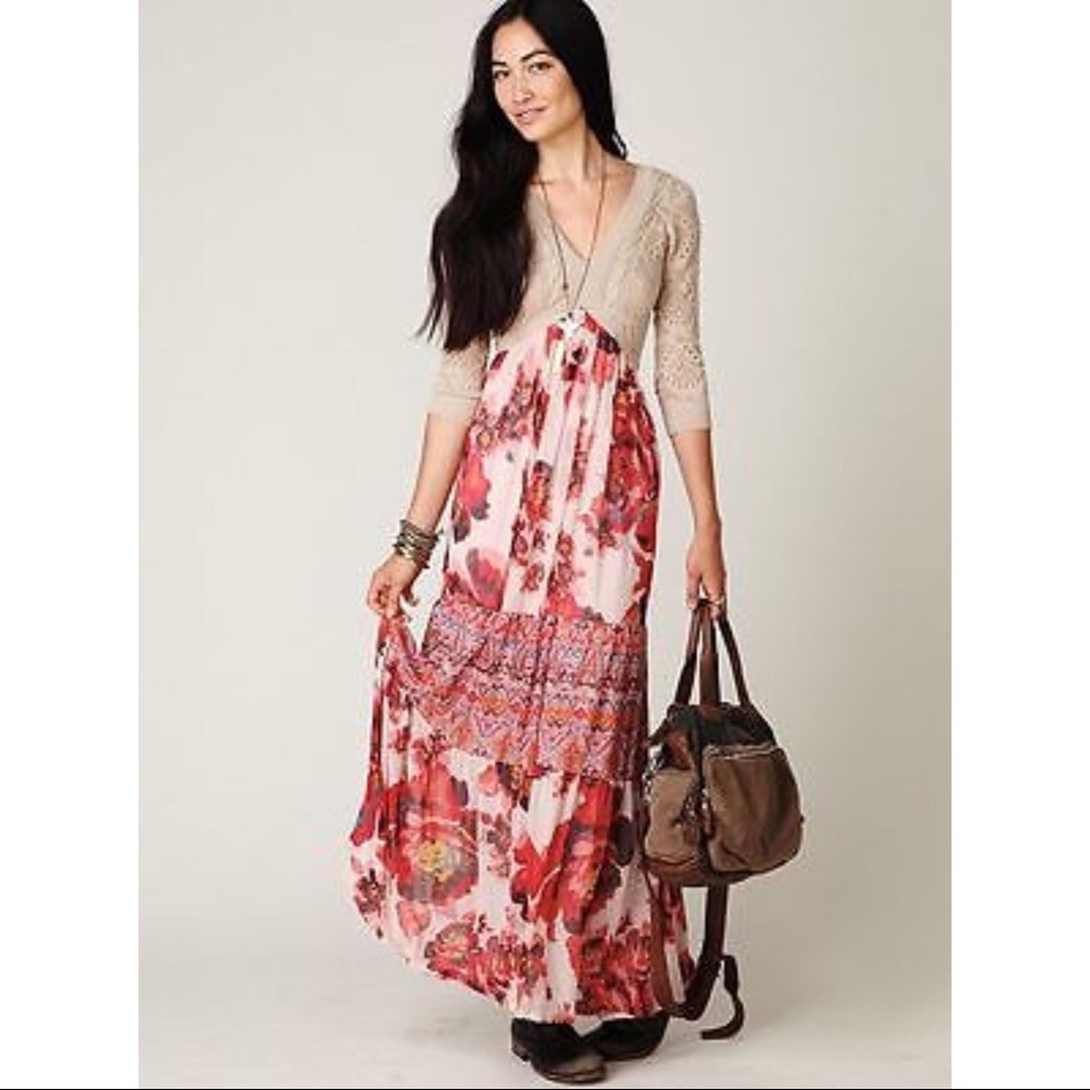 Free people, maxi dress, size medium