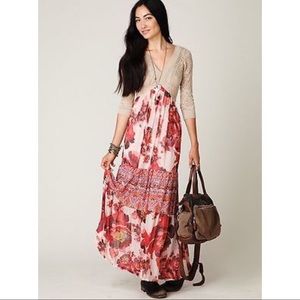 Free people, maxi dress, size medium