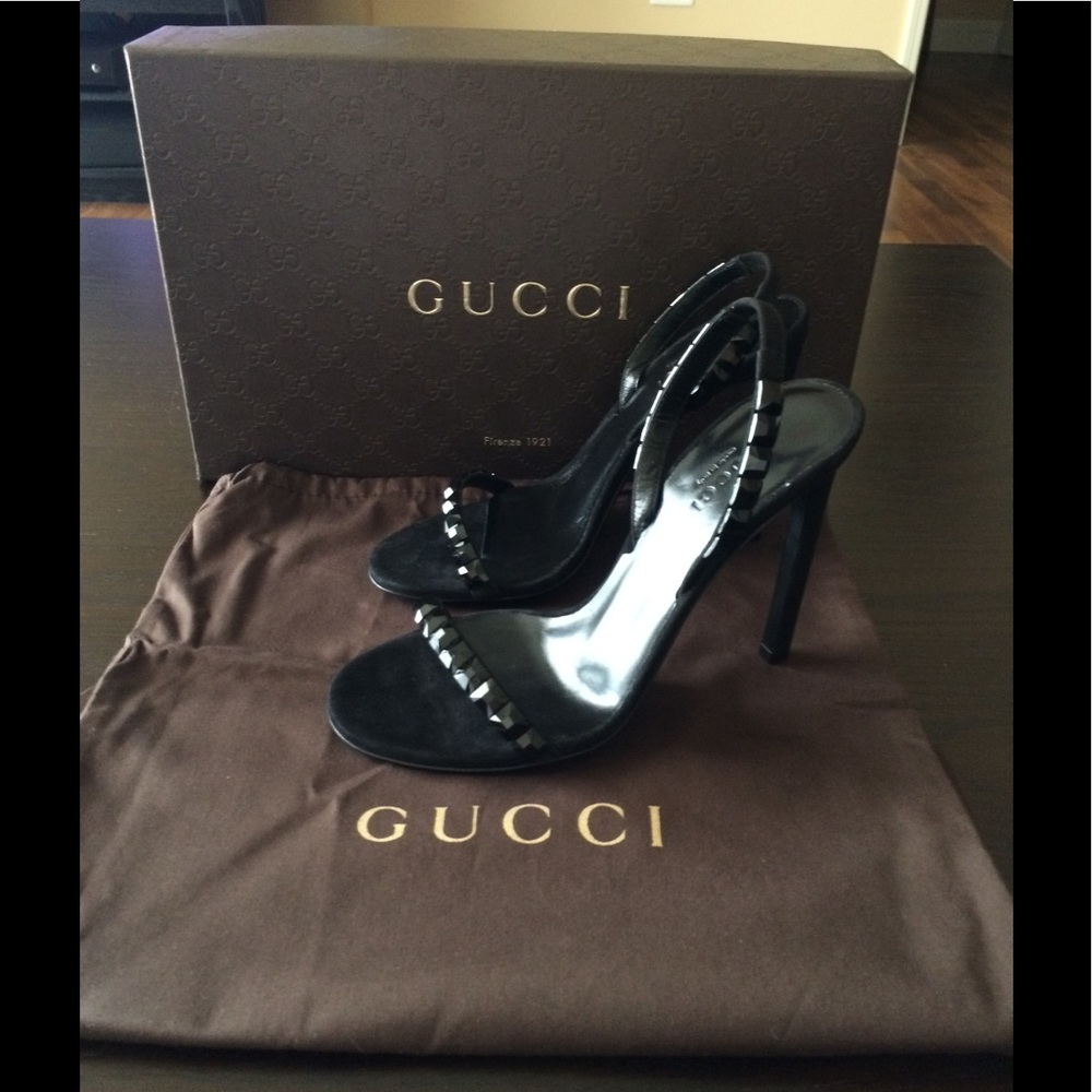 Gucci Mallory Black Sandals
