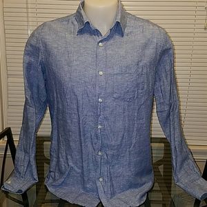 Men's Old Navy Button Down Chambray Shirt