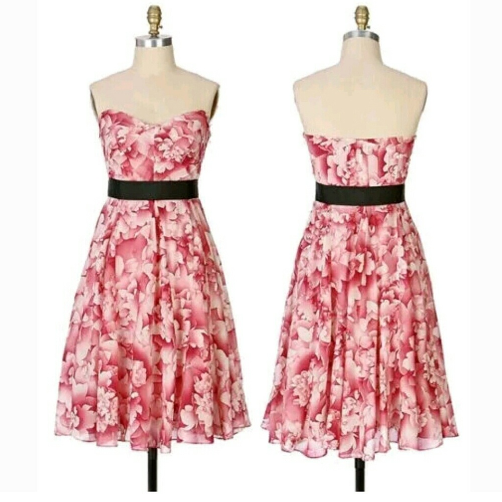 Maeve Anthropologie Vintage Savoy Flora Dress 0