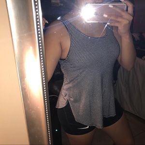A cute stipped hollister tank top!