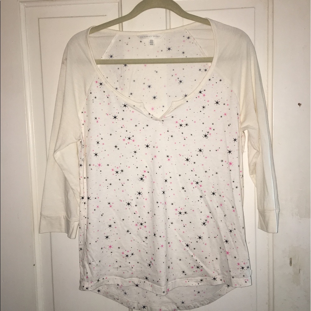 Victoria's Secret notch neck tee - size medium
