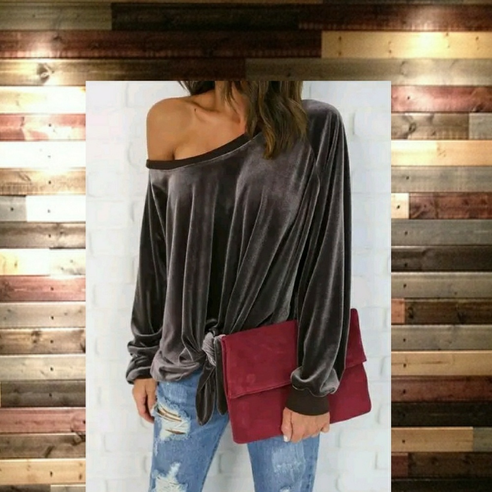 1 M LEFT🎉HP🎉ENDLESS KNOT ONE SHOULDER TOP