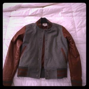 Varsity bomber jacket