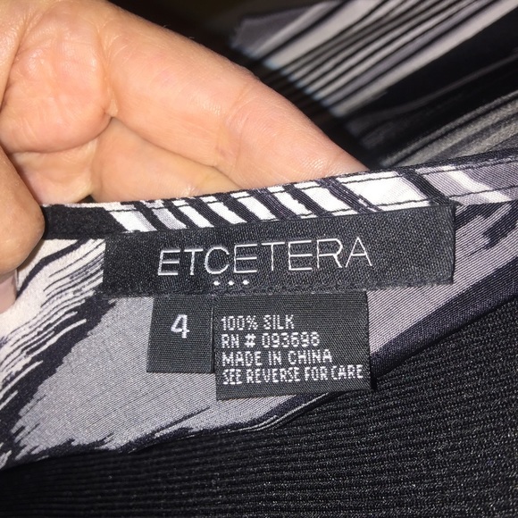 ❌SOLD❌💯% silk dress Etcetera - Picture 4 of 6