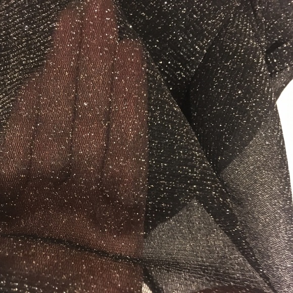 Urban Outfitters Shine On Glitter Mesh Top SOLD - Picture 3 of 4