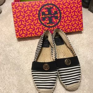 Tory Burch Beacher Espadrille-Stripe*ORIGINAL BOX*