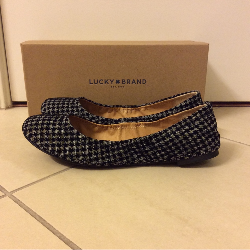 Lucky Brand Houndstooth Flat