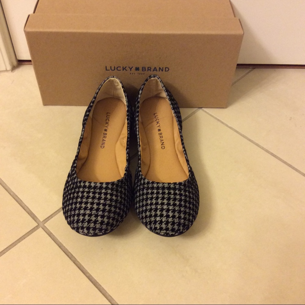 Lucky Brand Houndstooth Flat - Picture 3 of 5