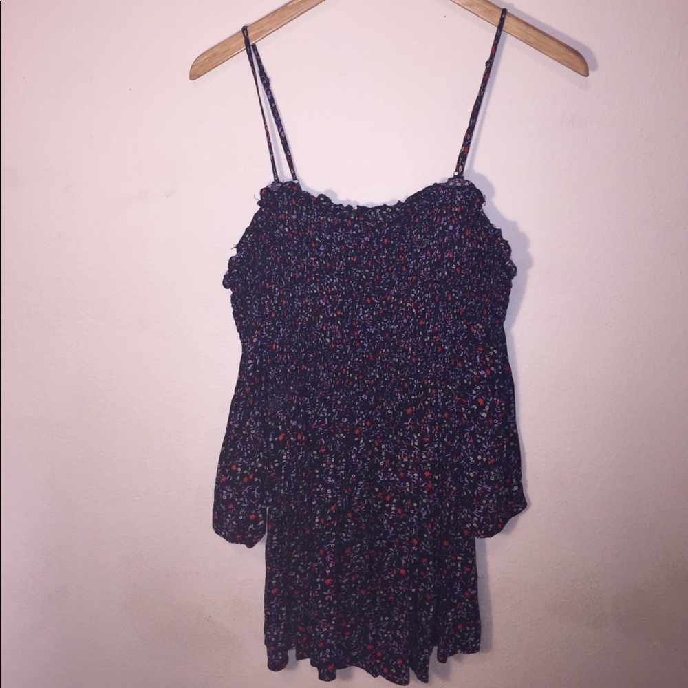 Off the shoulder summer romper