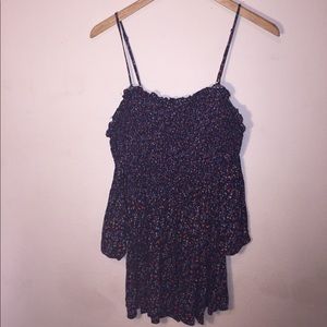 Off the shoulder summer romper