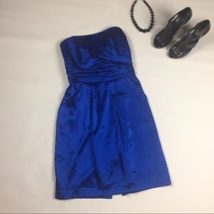 David's Bridal ✨ SZ 8 Blue strapless dress