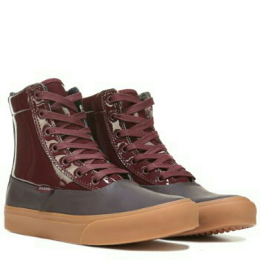 Burgundy Vans Weather Proof Boot
