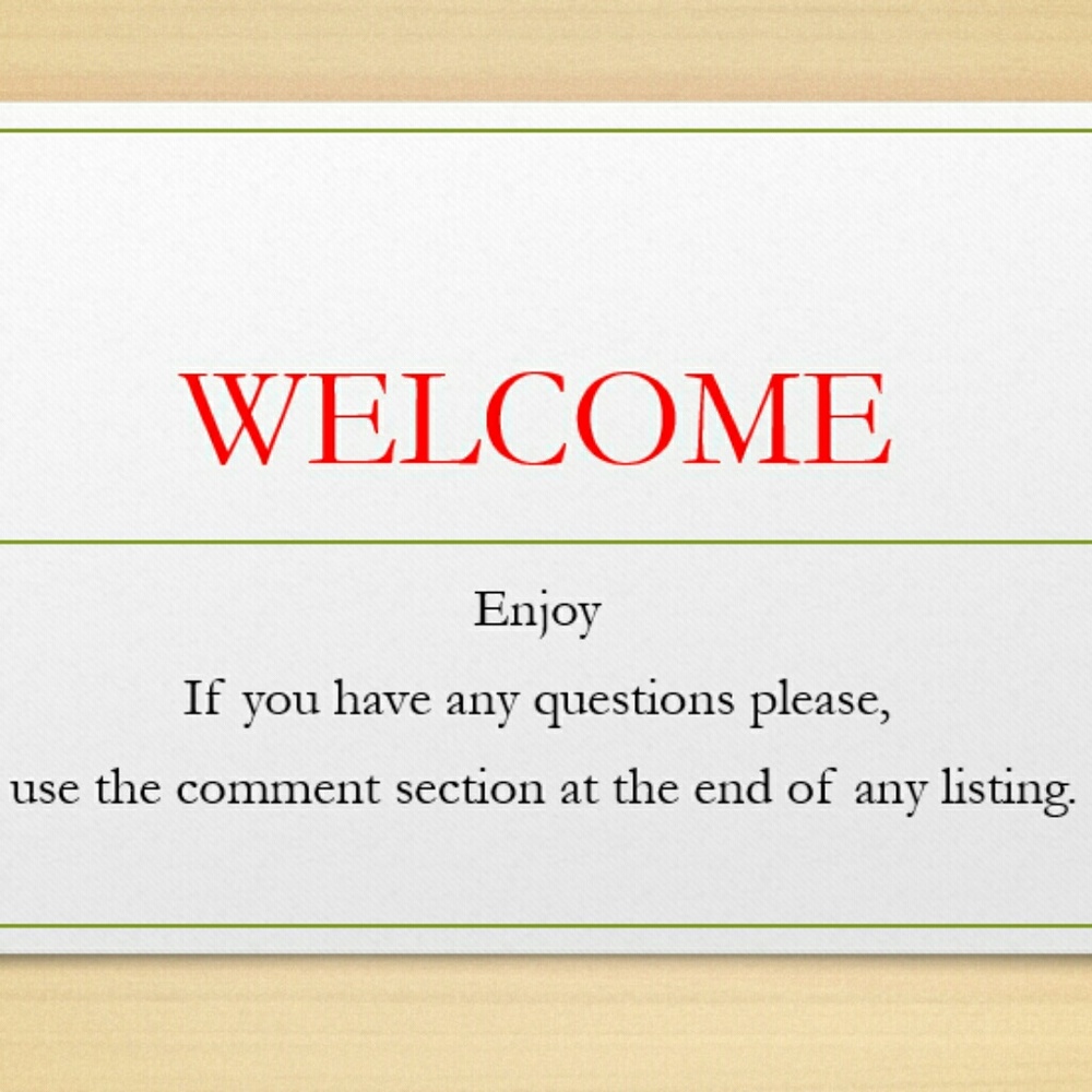 WELCOME