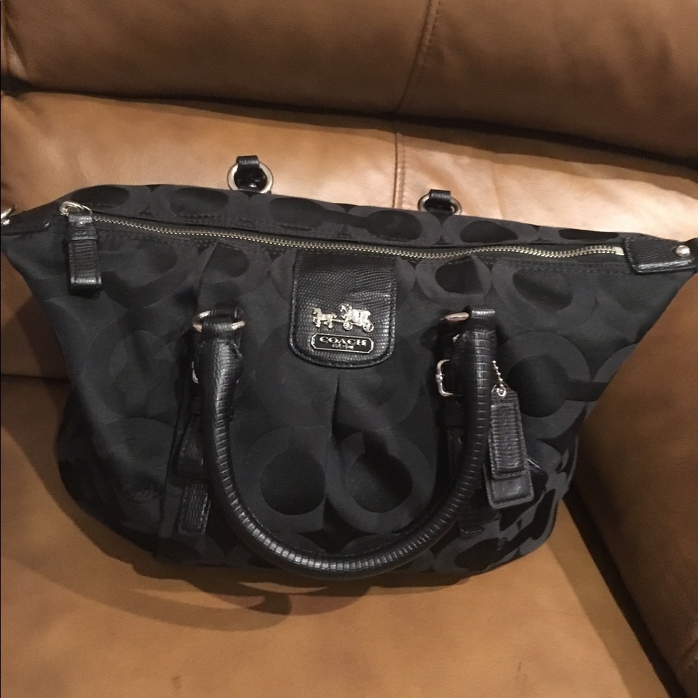 Coach Purse in Signature Black