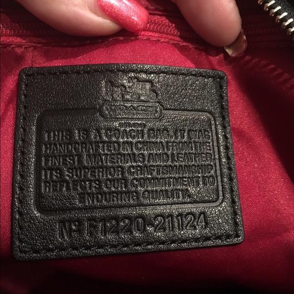 Coach Purse in Signature Black - Picture 4 of 5