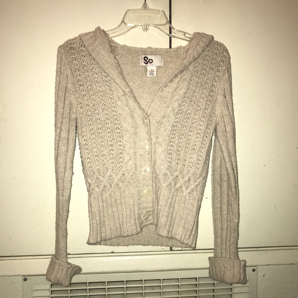 Cream cardigan