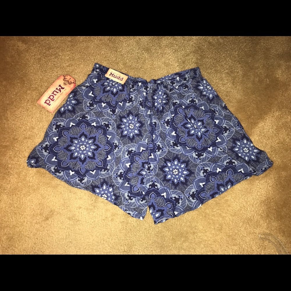 Blue shorts