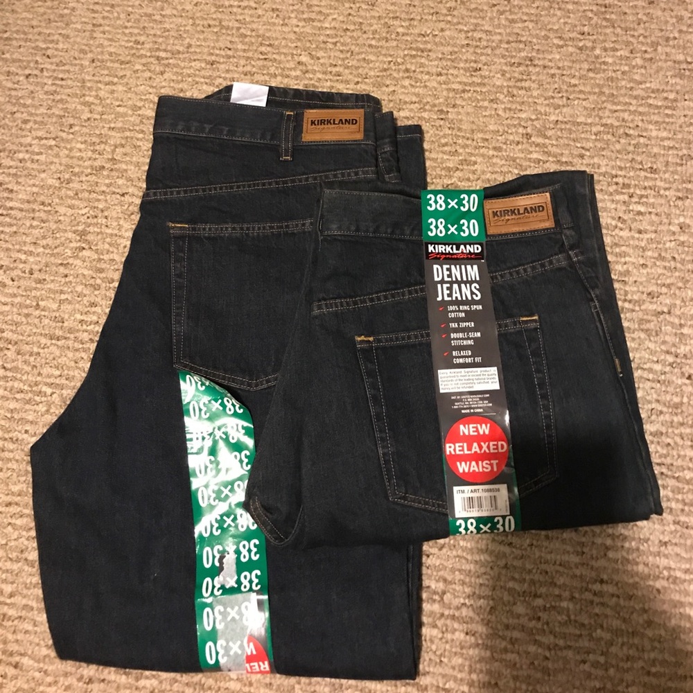 Men's jeans Kirkland brand