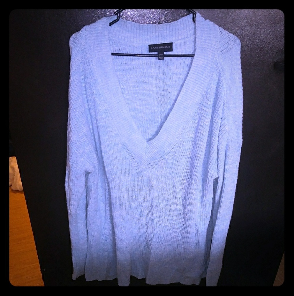 Plus size Baby Blue Sweater