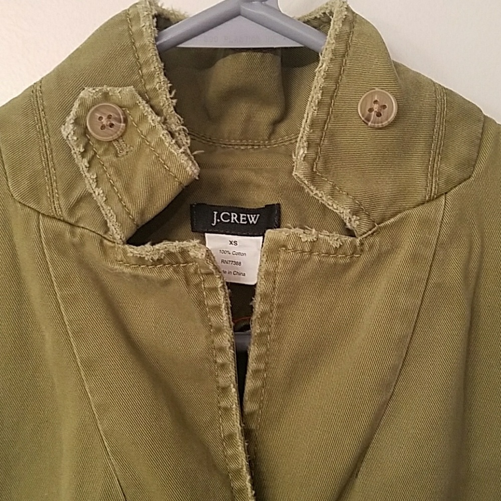 J. Crew Military Style Jacket - Picture 2 of 3