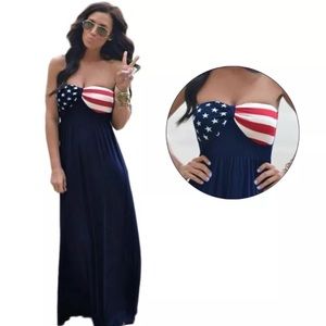 Stars and Stripes Maxi Dress !