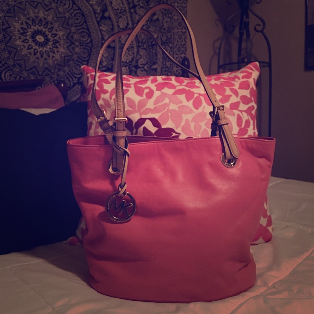 Bubble Gum Pink MK Tote