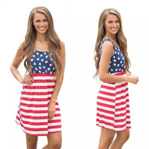 Women's Stars and Stripes Sun Dress!