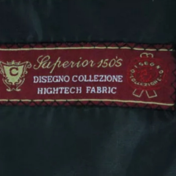 ARMANNO UOMO BLACK TUXEDO SATIN NOTCH COLLAR SZ SM - Picture 7 of 8