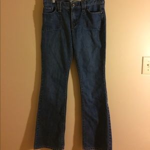 GAP low rise boot cut jeans 8R