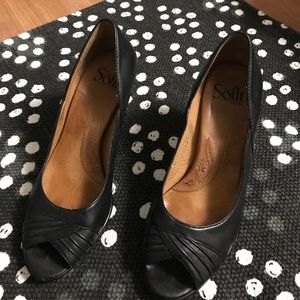 Sofft open toe heels