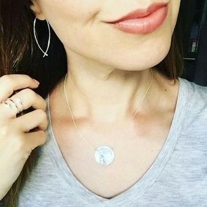 Hammered Large Hoops