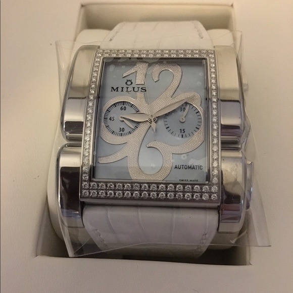Milus Ladies\' Apiana stainless steel 45x38mm watch main image 5