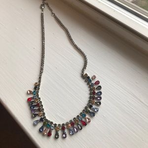 Colorful statement necklace