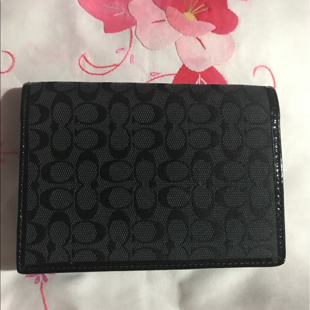 Coach passport holder