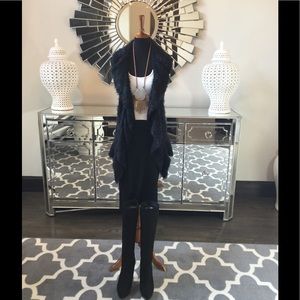 Metric Faux Fur Vest