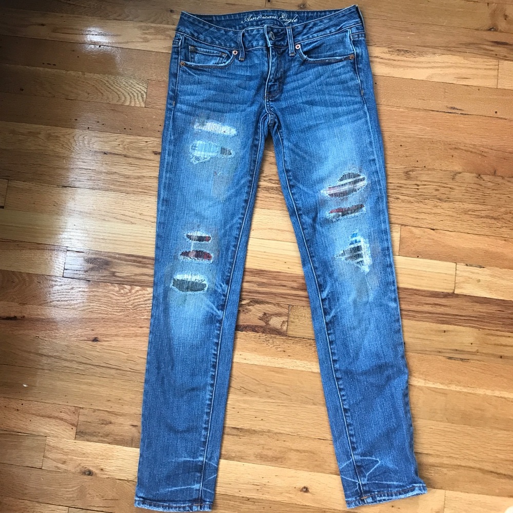 4/$30 American Eagle skinny low rise Jean