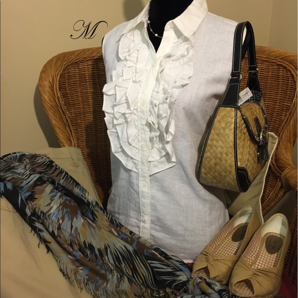 American Living Tops - BOGO SALE American Living Linen Blouse