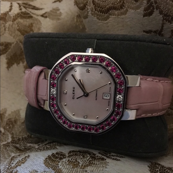 Ruby and diamond Lady\'s Clerc C-one watch main image 5