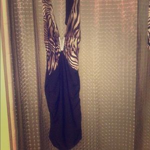 Open back seductive dress