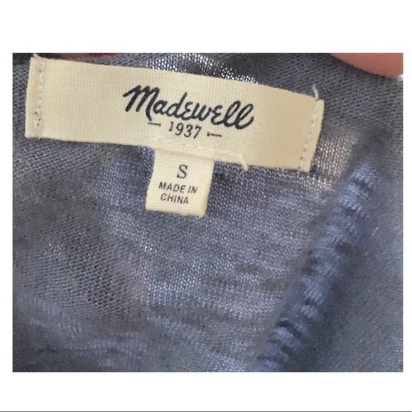 •SOLD• Madewell Linen Flare-Hem Tee - Picture 3 of 4