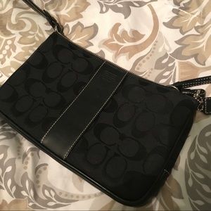 Black coach purse