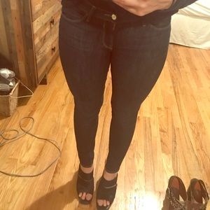 Skinny/ Dark wash Frame jeans