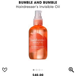 NEW Bumble and Bumble Hairdresser's Invisible Oil